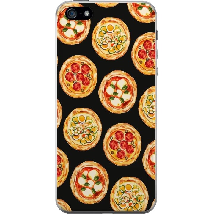 Mobile case for Apple iPhone 5 with Pizza design in the group SMARTPHONE & TABLETS / Phone cases / Apple / iPhone 5/5S/SE at TP E-commerce Nordic AB (A51120)