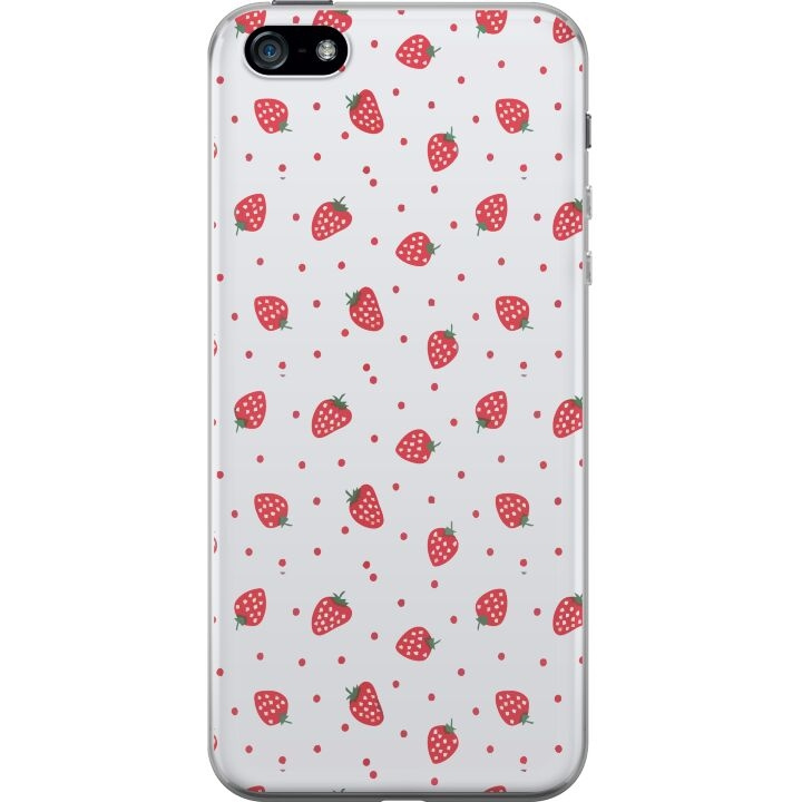 Mobile case for Apple iPhone 5 with Strawberries design in the group SMARTPHONE & TABLETS / Phone cases / Apple / iPhone 5/5S/SE at TP E-commerce Nordic AB (A51124)