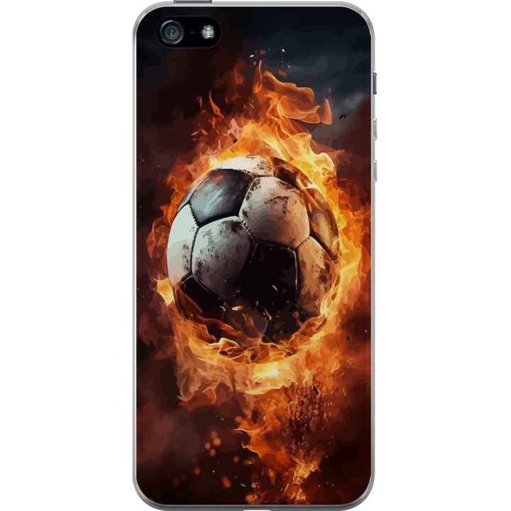 Mobile case for Apple iPhone 5 with Football design in the group SMARTPHONE & TABLETS / Phone cases / Apple / iPhone 5/5S/SE at TP E-commerce Nordic AB (A51128)