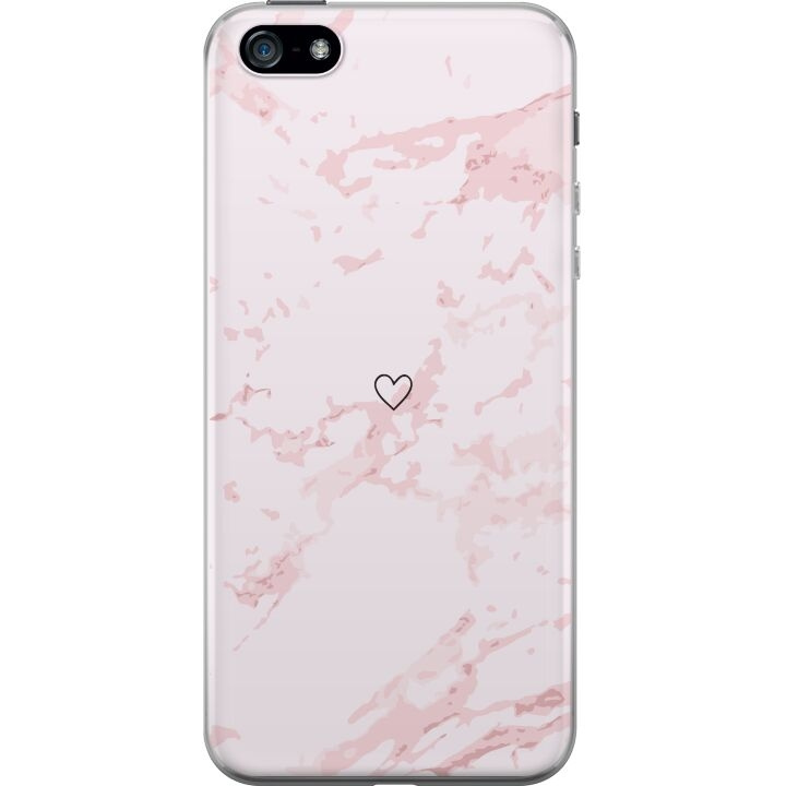 Mobile case for Apple iPhone 5 with Pink Heart design in the group SMARTPHONE & TABLETS / Phone cases / Apple / iPhone 5/5S/SE at TP E-commerce Nordic AB (A51130)