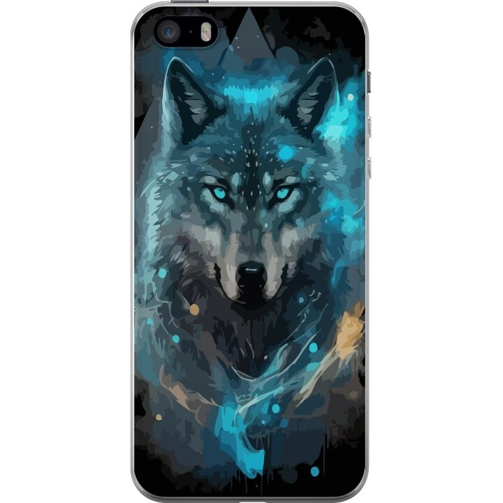 Mobile case for Apple iPhone 5s with Wolf design in the group SMARTPHONE & TABLETS / Phone cases / Apple / iPhone 5/5S/SE at TP E-commerce Nordic AB (A51193)