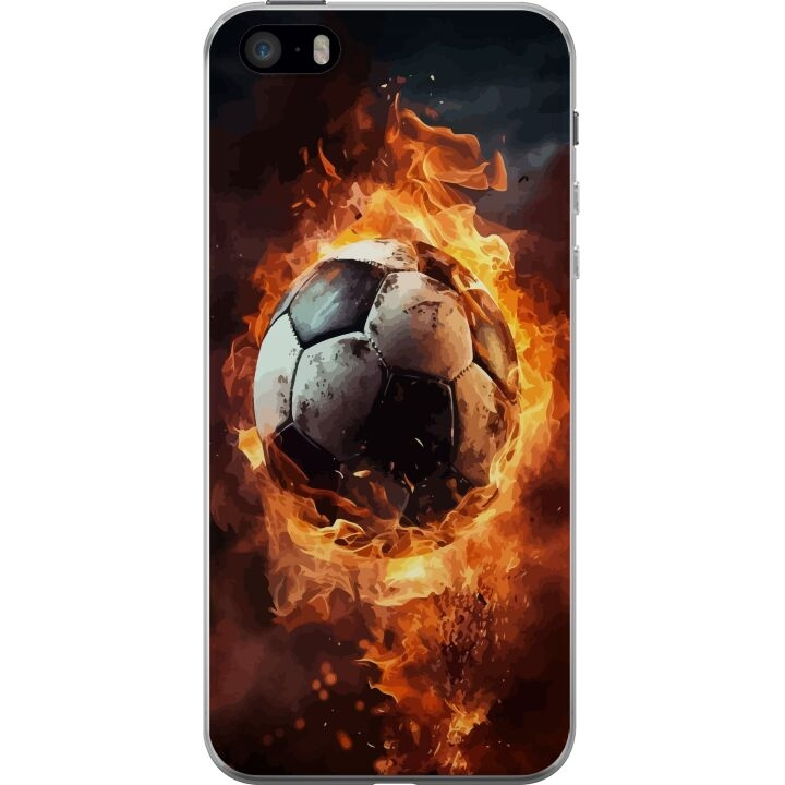 Mobile case for Apple iPhone 5s with Football design in the group SMARTPHONE & TABLETS / Phone cases / Apple / iPhone 5/5S/SE at TP E-commerce Nordic AB (A51209)