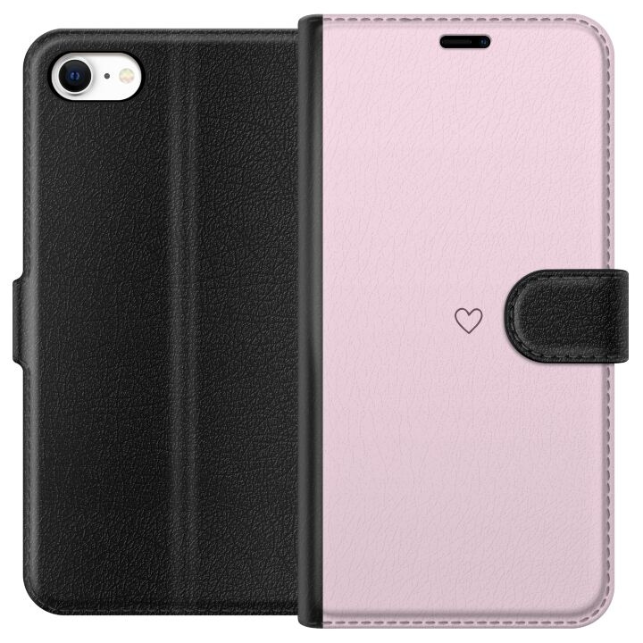 Wallet case for Apple iPhone 6 with Heart design in the group SMARTPHONE & TABLETS / Phone cases / Apple / iPhone 6/6S at TP E-commerce Nordic AB (A51234)