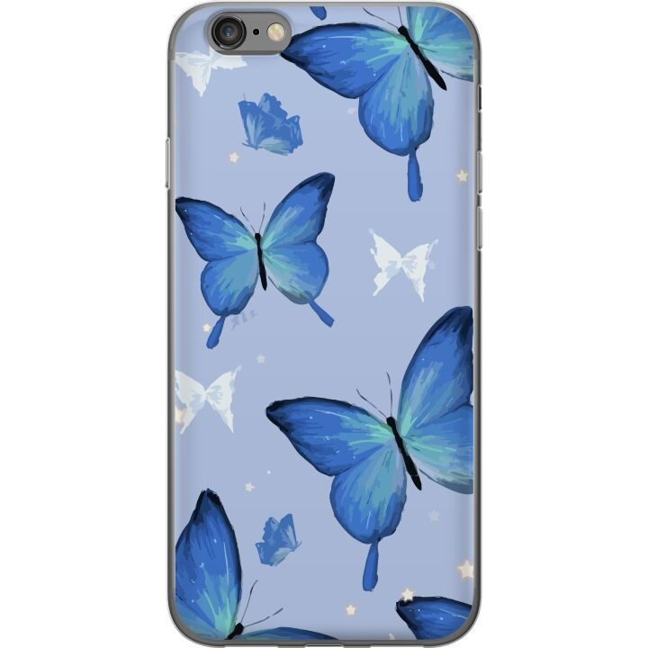 Mobile case for Apple iPhone 6 with Blue butterflies design in the group SMARTPHONE & TABLETS / Phone cases / Apple / iPhone 6/6S at TP E-commerce Nordic AB (A51258)