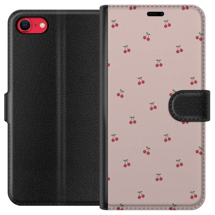 Wallet case for Apple iPhone 7 with Cherry design in the group SMARTPHONE & TABLETS / Phone cases / Apple / iPhone 7 at TP E-commerce Nordic AB (A51384)