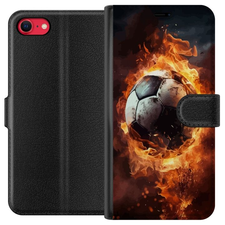 Wallet case for Apple iPhone 7 with Football design in the group SMARTPHONE & TABLETS / Phone cases / Apple / iPhone 7 at TP E-commerce Nordic AB (A51398)