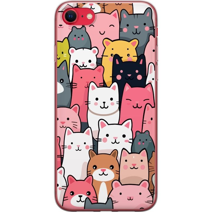 Mobile case for Apple iPhone 7 with Cat pattern design in the group SMARTPHONE & TABLETS / Phone cases / Apple / iPhone 7 at TP E-commerce Nordic AB (A51412)