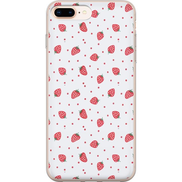 Mobile case for Apple iPhone 7 Plus with Strawberries design in the group SMARTPHONE & TABLETS / Phone cases / Apple / iPhone 7 Plus at TP E-commerce Nordic AB (A51475)