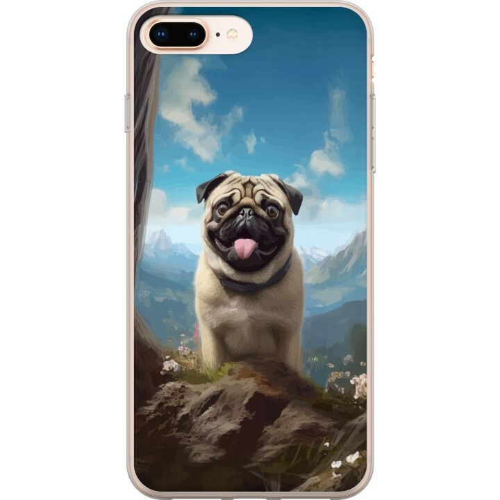 Mobile case for Apple iPhone 7 Plus with Happy Dog design in the group SMARTPHONE & TABLETS / Phone cases / Apple / iPhone 7 Plus at TP E-commerce Nordic AB (A51476)