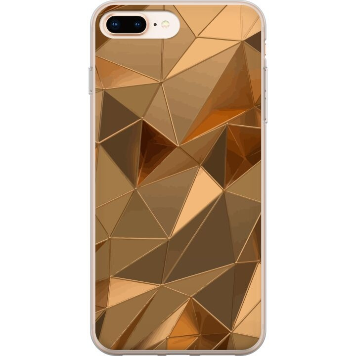 Mobile case for Apple iPhone 7 Plus with 3D Gold design in the group SMARTPHONE & TABLETS / Phone cases / Apple / iPhone 7 Plus at TP E-commerce Nordic AB (A51482)