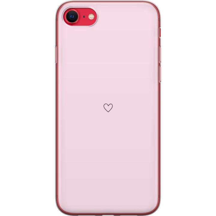 Mobile case for Apple iPhone SE (2020) with Heart design in the group SMARTPHONE & TABLETS / Phone cases / Apple / iPhone SE (2nd gen & 3rd gen) at TP E-commerce Nordic AB (A51639)