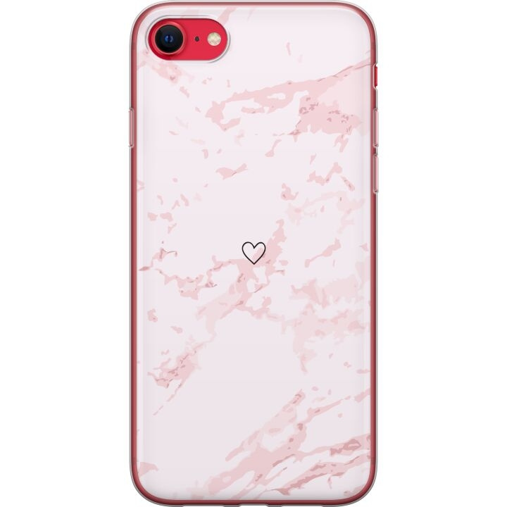 Mobile case for Apple iPhone SE (2020) with Pink Heart design in the group SMARTPHONE & TABLETS / Phone cases / Apple / iPhone SE (2nd gen & 3rd gen) at TP E-commerce Nordic AB (A51643)