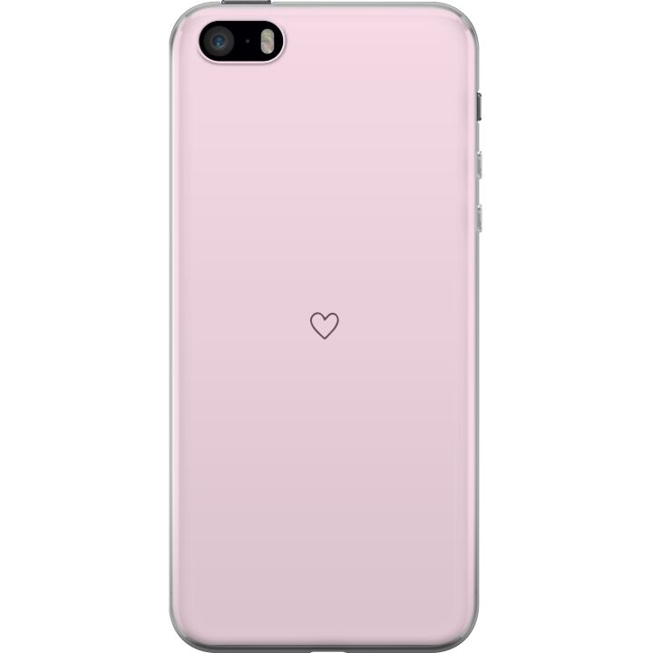 Mobile case for Apple iPhone SE (2016) with Heart design in the group SMARTPHONE & TABLETS / Phone cases / Apple / iPhone 5/5S/SE at TP E-commerce Nordic AB (A51693)