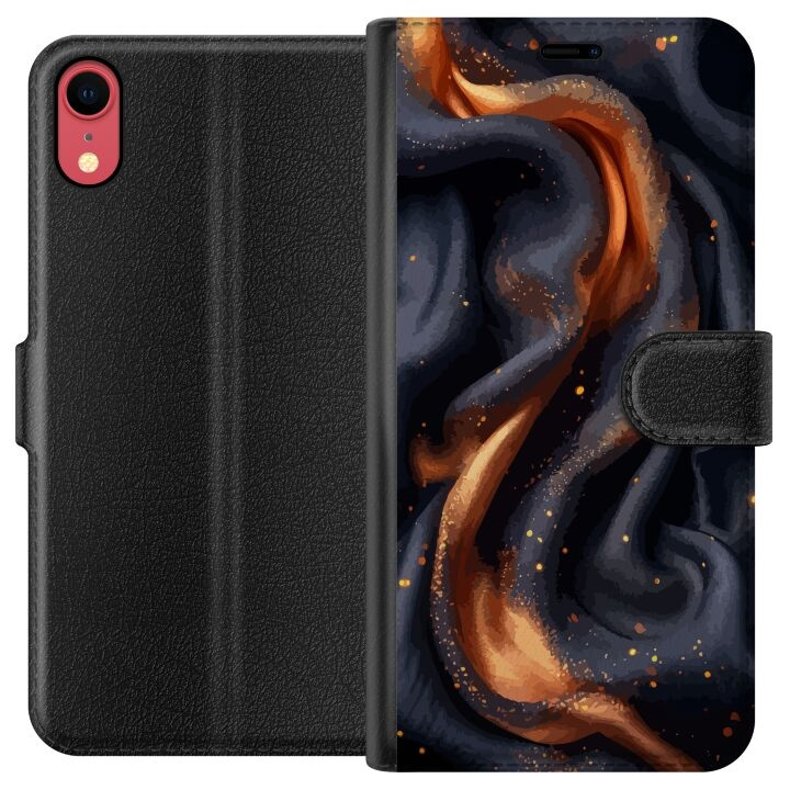 Wallet case for Apple iPhone XR with Fiery silk design in the group SMARTPHONE & TABLETS / Phone cases / Apple / iPhone XR at TP E-commerce Nordic AB (A51810)