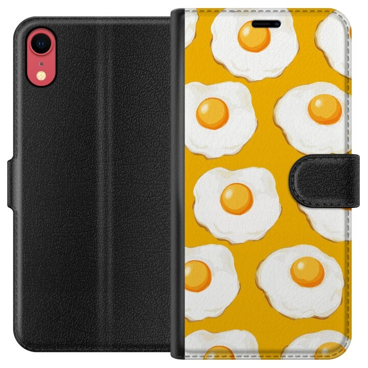 Wallet case for Apple iPhone XR with Fried egg design in the group SMARTPHONE & TABLETS / Phone cases / Apple / iPhone XR at TP E-commerce Nordic AB (A51811)