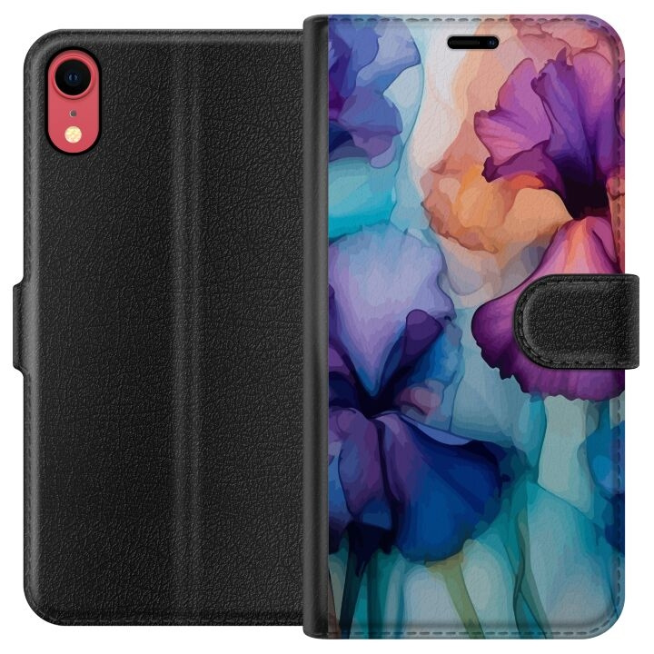 Wallet case for Apple iPhone XR with Magical flowers design in the group SMARTPHONE & TABLETS / Phone cases / Apple / iPhone XR at TP E-commerce Nordic AB (A51812)