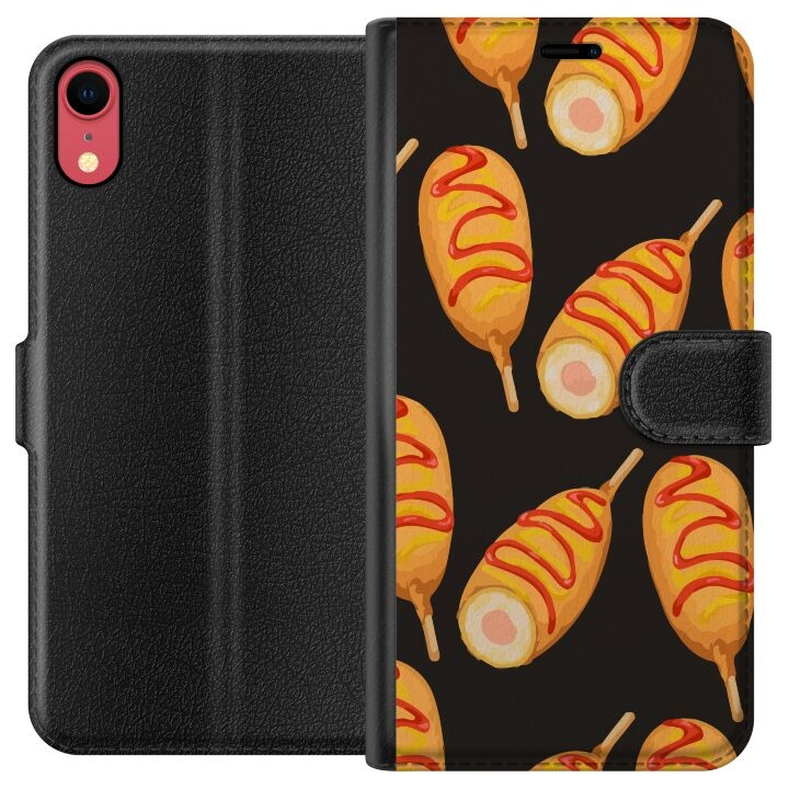 Wallet case for Apple iPhone XR with Chicken drumstick design in the group SMARTPHONE & TABLETS / Phone cases / Apple / iPhone XR at TP E-commerce Nordic AB (A51818)