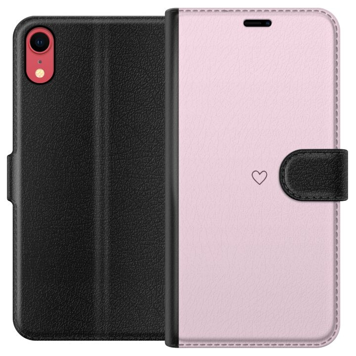 Wallet case for Apple iPhone XR with Heart design in the group SMARTPHONE & TABLETS / Phone cases / Apple / iPhone XR at TP E-commerce Nordic AB (A51828)