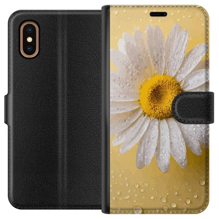 Wallet case for Apple iPhone XS Max with Porslinsblomma design in the group SMARTPHONE & TABLETS / Phone cases / Apple / iPhone XS Max at TP E-commerce Nordic AB (A51917)