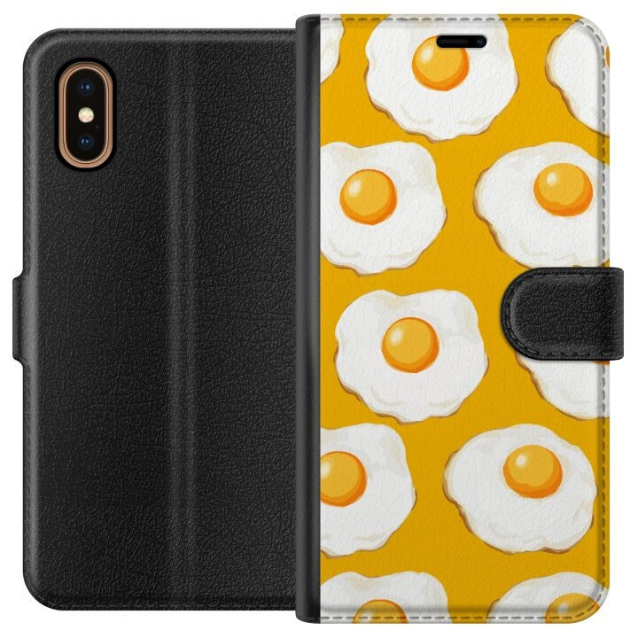 Wallet case for Apple iPhone XS Max with Fried egg design in the group SMARTPHONE & TABLETS / Phone cases / Apple / iPhone XS Max at TP E-commerce Nordic AB (A51919)