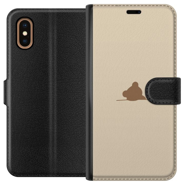 Wallet case for Apple iPhone XS Max with Nalle design in the group SMARTPHONE & TABLETS / Phone cases / Apple / iPhone XS Max at TP E-commerce Nordic AB (A51937)