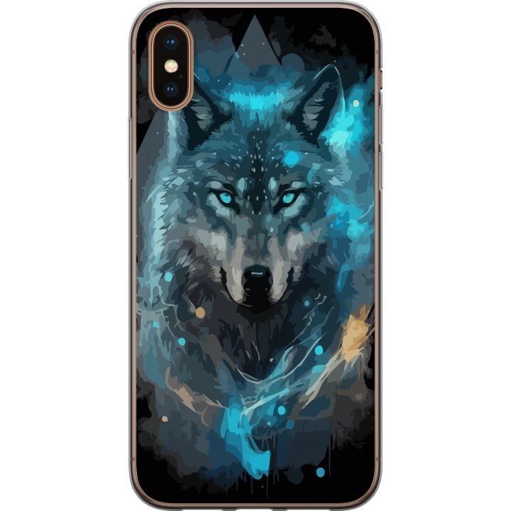 Mobile case for Apple iPhone XS Max with Wolf design in the group SMARTPHONE & TABLETS / Phone cases / Apple / iPhone XS Max at TP E-commerce Nordic AB (A51949)