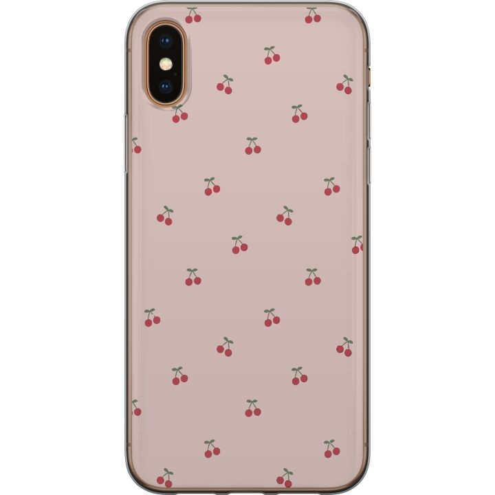 Mobile case for Apple iPhone XS Max with Cherry design in the group SMARTPHONE & TABLETS / Phone cases / Apple / iPhone XS Max at TP E-commerce Nordic AB (A51951)