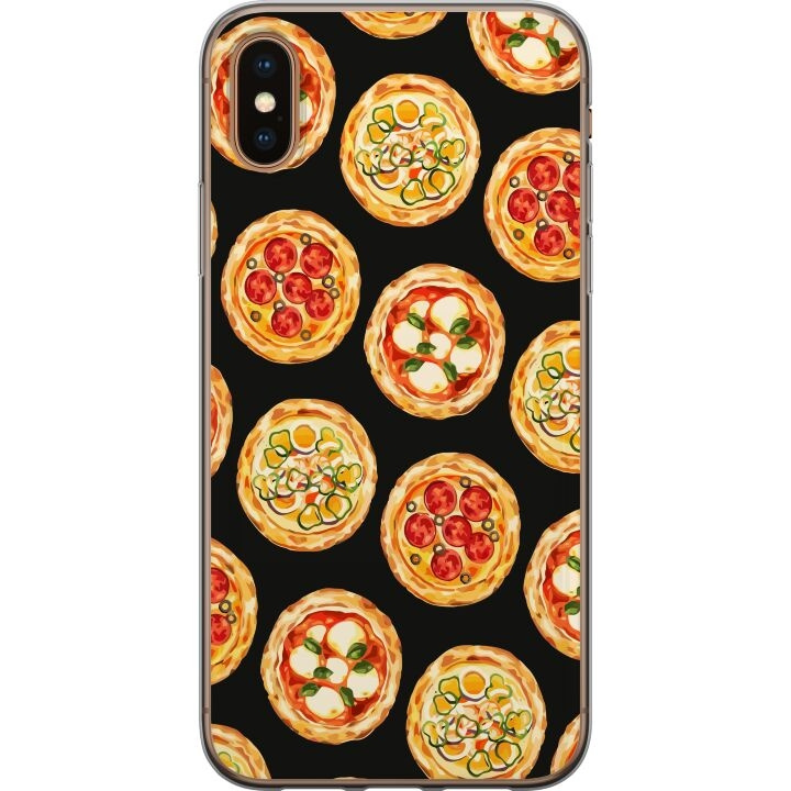 Mobile case for Apple iPhone XS Max with Pizza design in the group SMARTPHONE & TABLETS / Phone cases / Apple / iPhone XS Max at TP E-commerce Nordic AB (A51957)