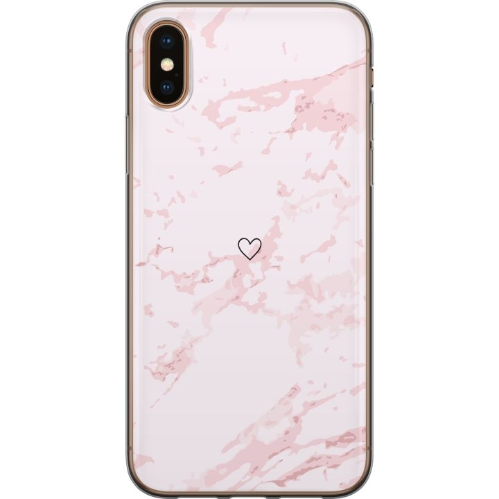 Mobile case for Apple iPhone XS Max with Pink Heart design in the group SMARTPHONE & TABLETS / Phone cases / Apple / iPhone XS Max at TP E-commerce Nordic AB (A51967)