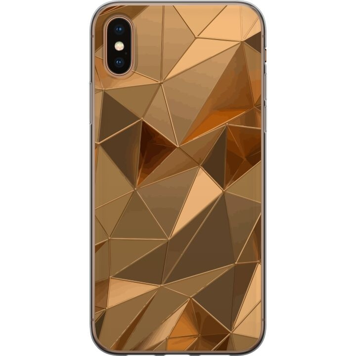 Mobile case for Apple iPhone XS Max with 3D Gold design in the group SMARTPHONE & TABLETS / Phone cases / Apple / iPhone XS Max at TP E-commerce Nordic AB (A51968)