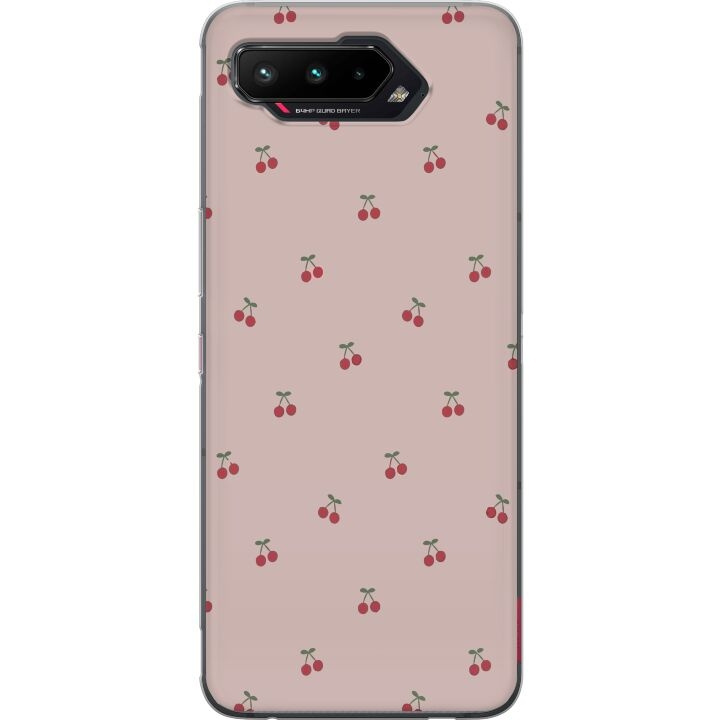 Mobile case for Asus ROG Phone 5 with Cherry design in the group SMARTPHONE & TABLETS / Phone cases / Asus at TP E-commerce Nordic AB (A51978)