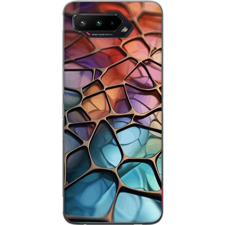 Mobile case for Asus ROG Phone 5 with Metallic pattern design in the group SMARTPHONE & TABLETS / Phone cases / Asus at TP E-commerce Nordic AB (A51981)