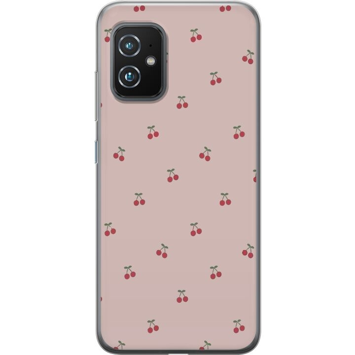 Mobile case for Asus Zenfone 8 with Cherry design in the group SMARTPHONE & TABLETS / Phone cases / Asus at TP E-commerce Nordic AB (A52032)