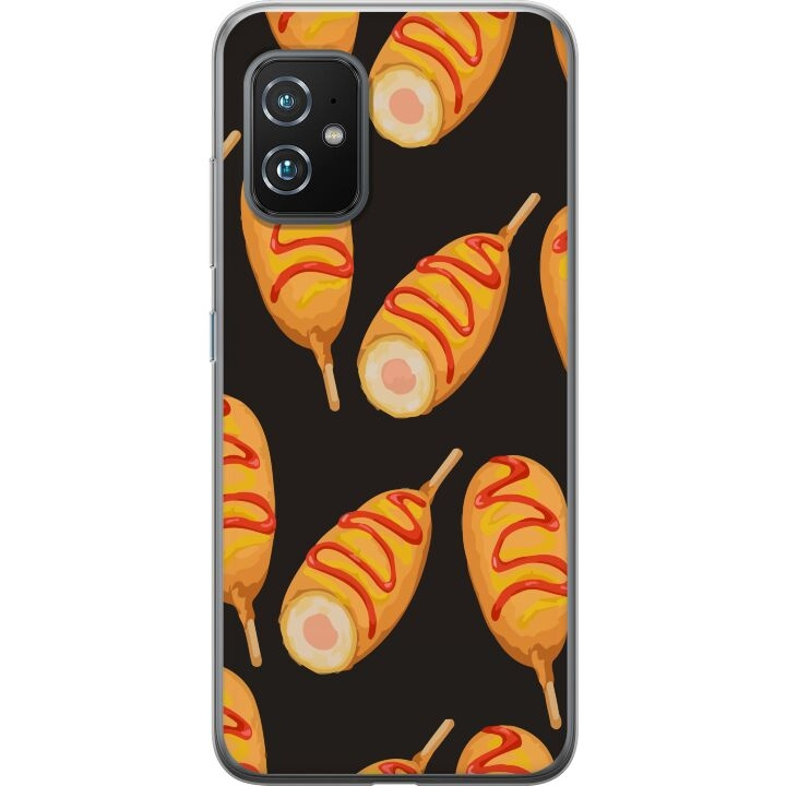 Mobile case for Asus Zenfone 8 with Chicken drumstick design in the group SMARTPHONE & TABLETS / Phone cases / Asus at TP E-commerce Nordic AB (A52034)