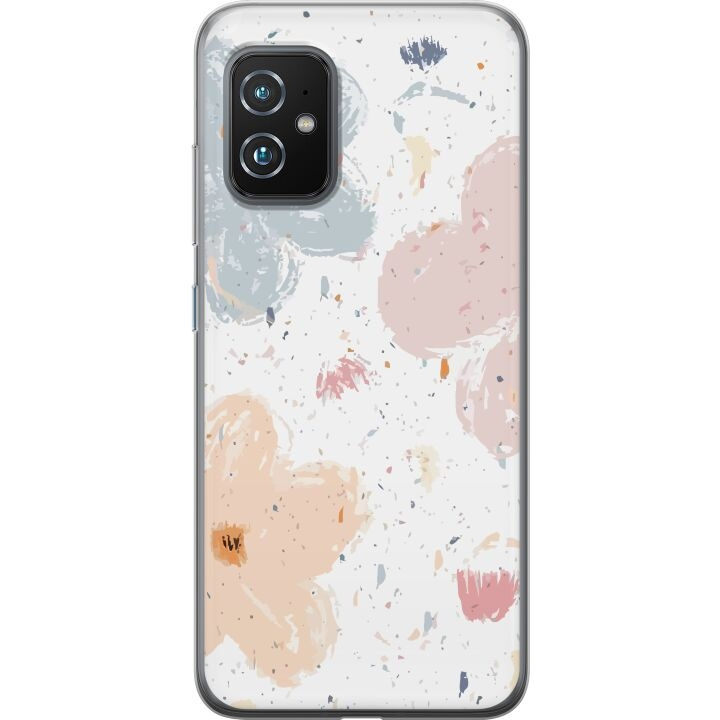 Mobile case for Asus Zenfone 8 with Flowers design in the group SMARTPHONE & TABLETS / Phone cases / Asus at TP E-commerce Nordic AB (A52037)