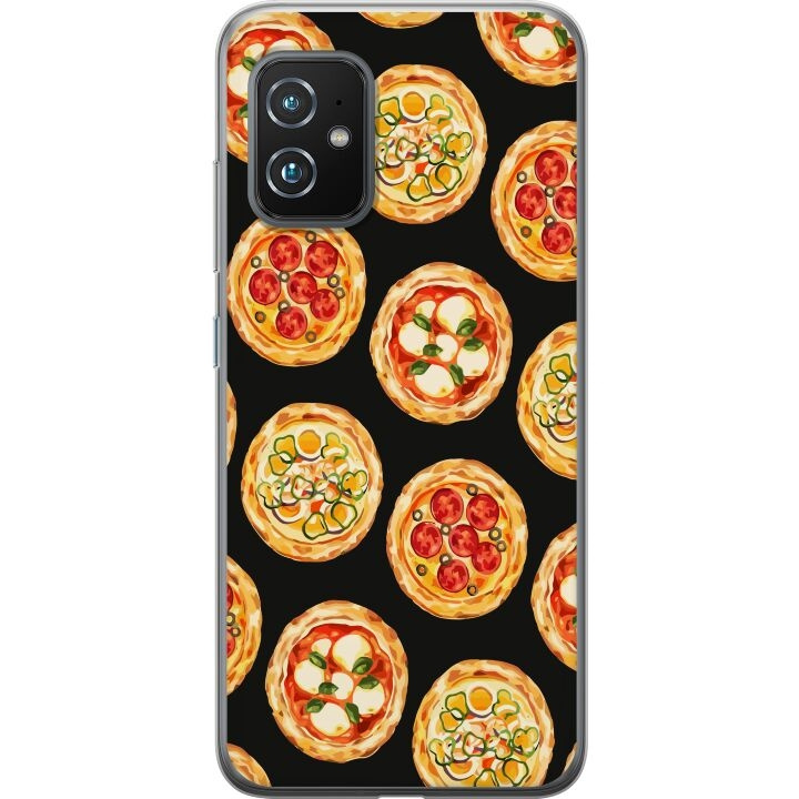 Mobile case for Asus Zenfone 8 with Pizza design in the group SMARTPHONE & TABLETS / Phone cases / Asus at TP E-commerce Nordic AB (A52038)