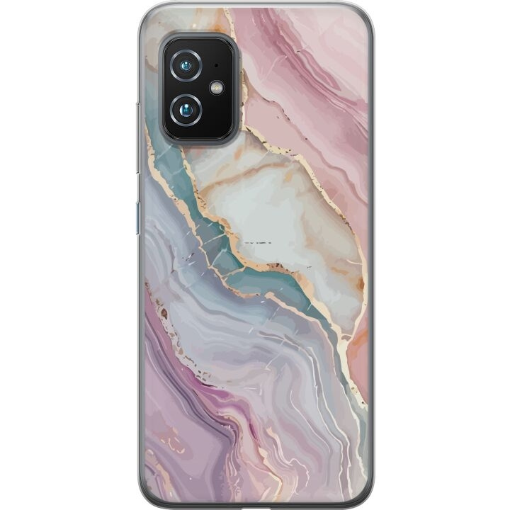 Mobile case for Asus Zenfone 8 with Marble design in the group SMARTPHONE & TABLETS / Phone cases / Asus at TP E-commerce Nordic AB (A52047)