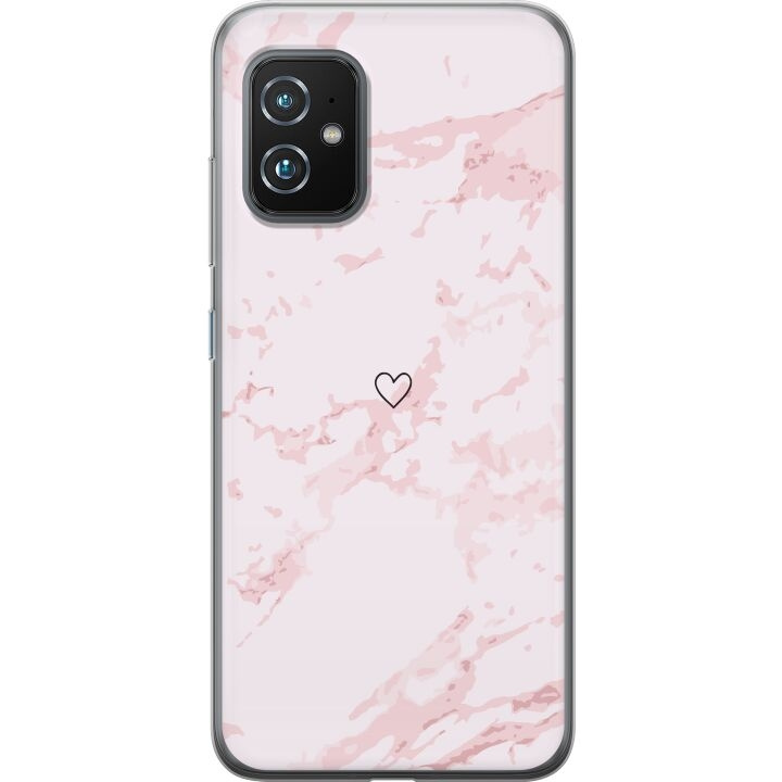 Mobile case for Asus Zenfone 8 with Pink Heart design in the group SMARTPHONE & TABLETS / Phone cases / Asus at TP E-commerce Nordic AB (A52048)