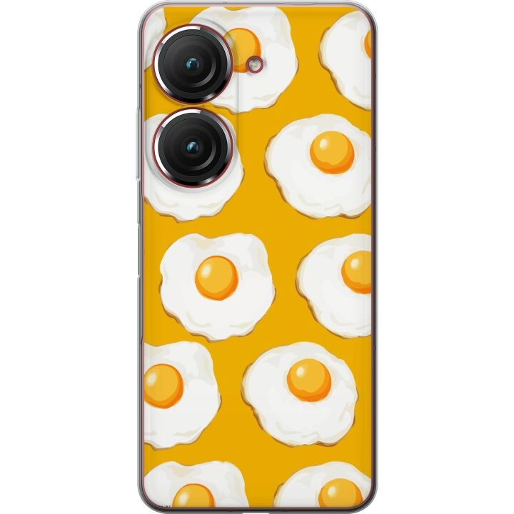 Mobile case for Asus Zenfone 9 with Fried egg design in the group SMARTPHONE & TABLETS / Phone cases / Asus at TP E-commerce Nordic AB (A52054)