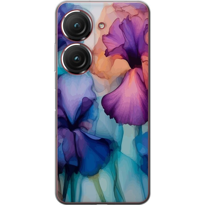 Mobile case for Asus Zenfone 9 with Magical flowers design in the group SMARTPHONE & TABLETS / Phone cases / Asus at TP E-commerce Nordic AB (A52055)