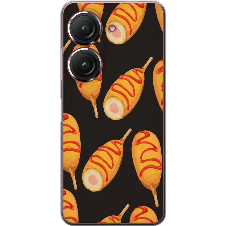 Mobile case for Asus Zenfone 9 with Chicken drumstick design in the group SMARTPHONE & TABLETS / Phone cases / Asus at TP E-commerce Nordic AB (A52061)