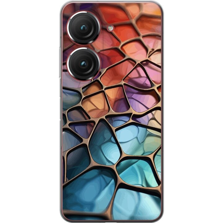 Mobile case for Asus Zenfone 9 with Metallic pattern design in the group SMARTPHONE & TABLETS / Phone cases / Asus at TP E-commerce Nordic AB (A52062)