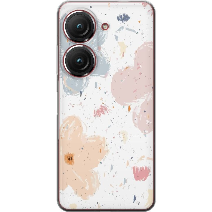 Mobile case for Asus Zenfone 9 with Flowers design in the group SMARTPHONE & TABLETS / Phone cases / Asus at TP E-commerce Nordic AB (A52064)