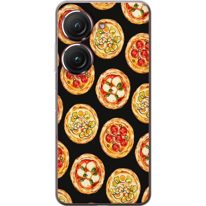 Mobile case for Asus Zenfone 9 with Pizza design in the group SMARTPHONE & TABLETS / Phone cases / Asus at TP E-commerce Nordic AB (A52065)