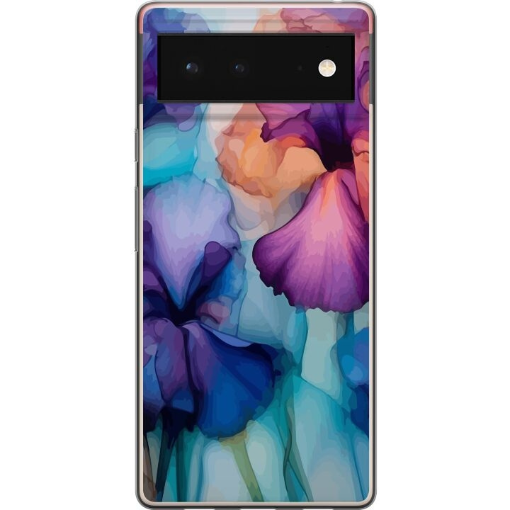 Mobile case for Google Pixel 6 with Magical flowers design in the group SMARTPHONE & TABLETS / Phone cases / Google at TP E-commerce Nordic AB (A52082)