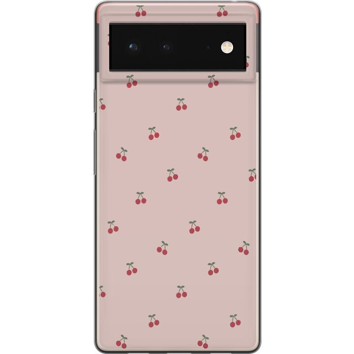 Mobile case for Google Pixel 6 with Cherry design in the group SMARTPHONE & TABLETS / Phone cases / Google at TP E-commerce Nordic AB (A52086)