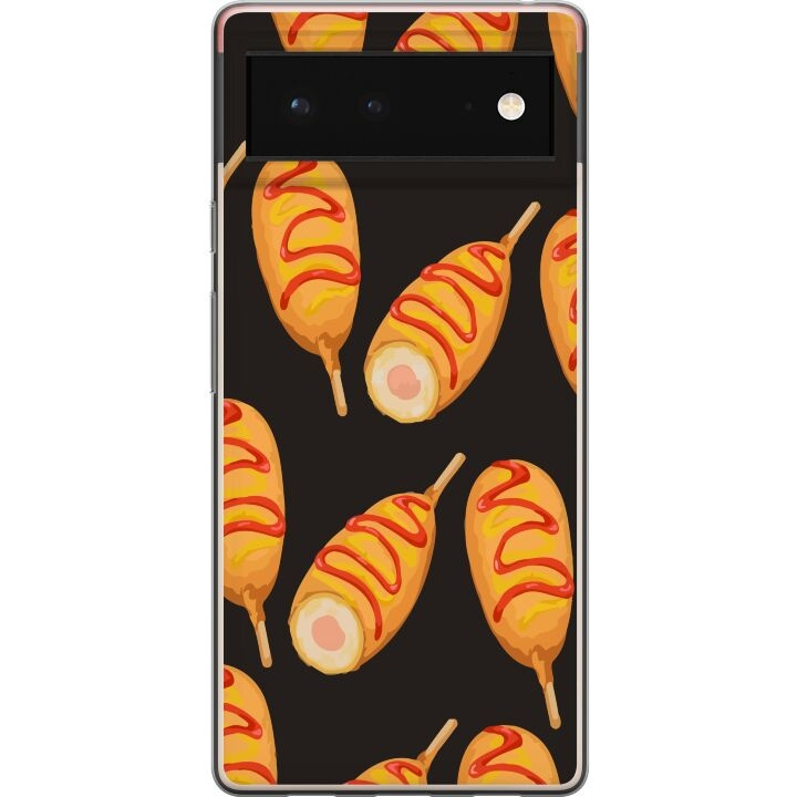 Mobile case for Google Pixel 6 with Chicken drumstick design in the group SMARTPHONE & TABLETS / Phone cases / Google at TP E-commerce Nordic AB (A52088)