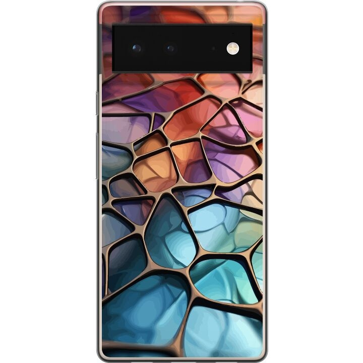 Mobile case for Google Pixel 6 with Metallic pattern design in the group SMARTPHONE & TABLETS / Phone cases / Google at TP E-commerce Nordic AB (A52089)