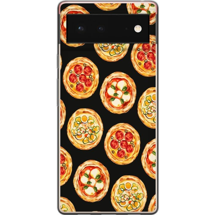 Mobile case for Google Pixel 6 with Pizza design in the group SMARTPHONE & TABLETS / Phone cases / Google at TP E-commerce Nordic AB (A52092)