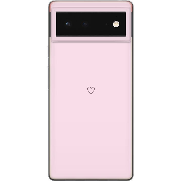 Mobile case for Google Pixel 6 with Heart design in the group SMARTPHONE & TABLETS / Phone cases / Google at TP E-commerce Nordic AB (A52098)